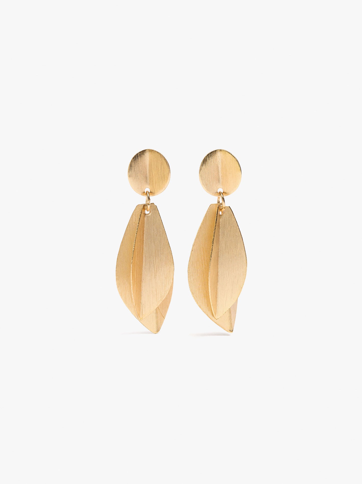 Long Earrings With Leaves