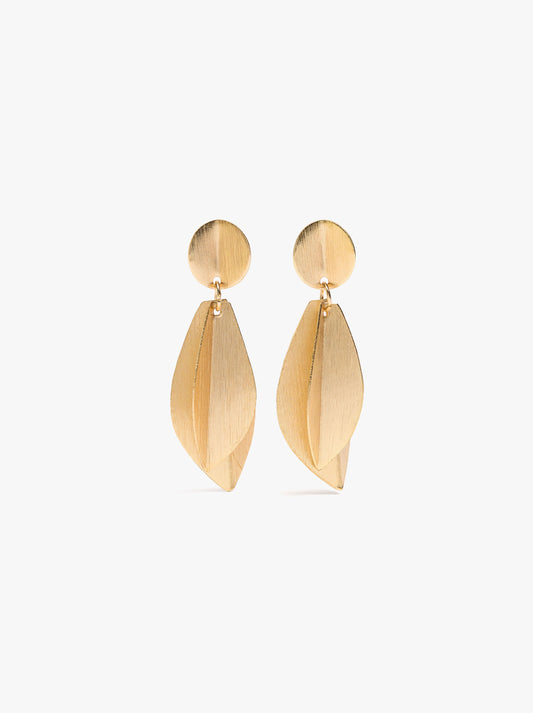 Long Earrings With Leaves