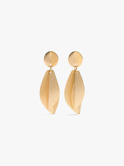 Long Earrings With Leaves