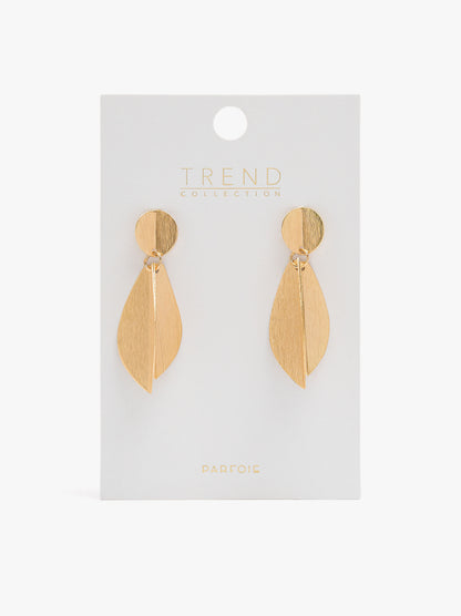 Long Earrings With Leaves