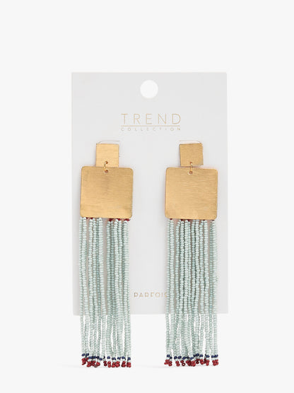Maxi Earrings Long With Beads