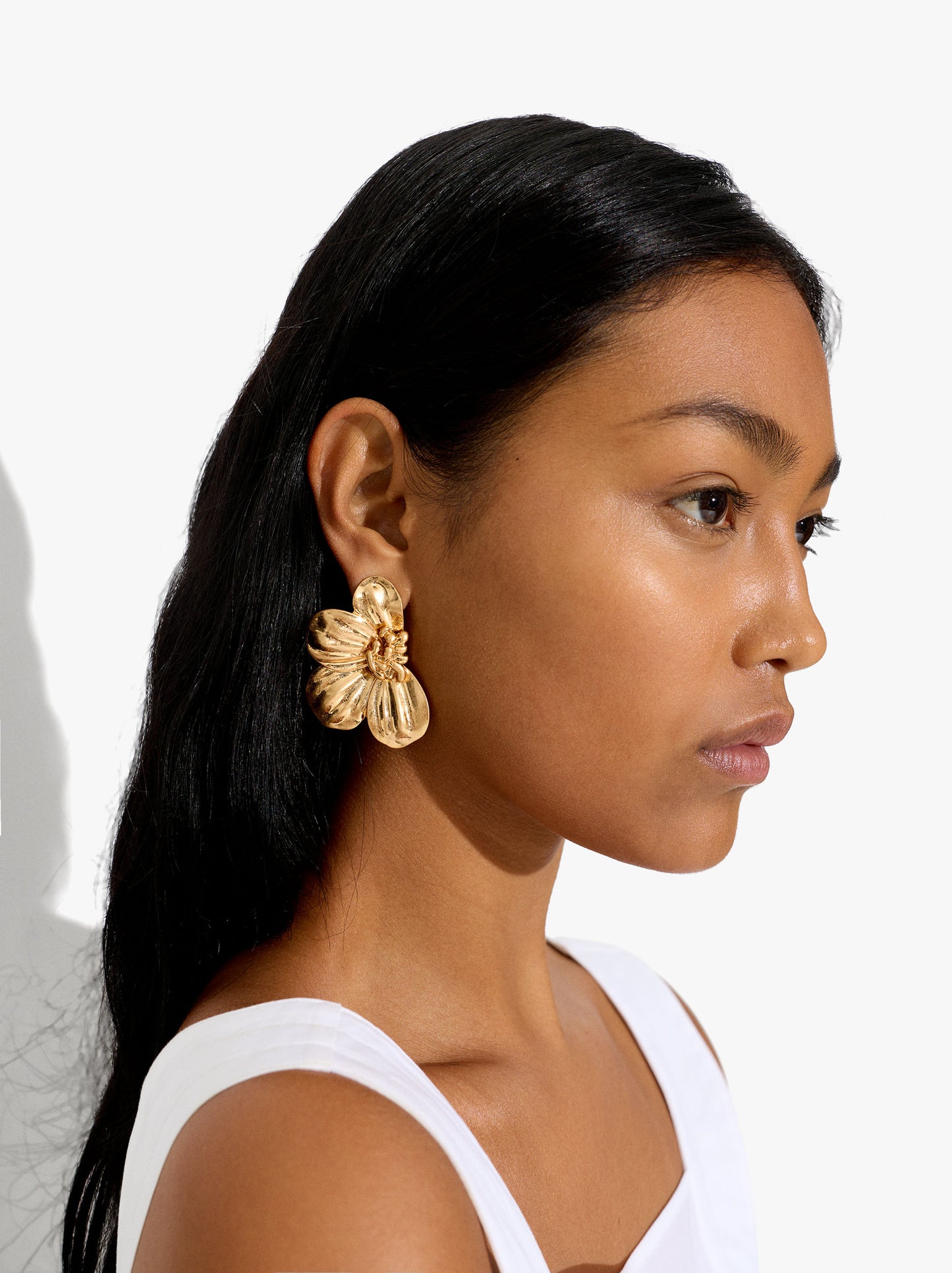 Maxi Half-Flower Earrings