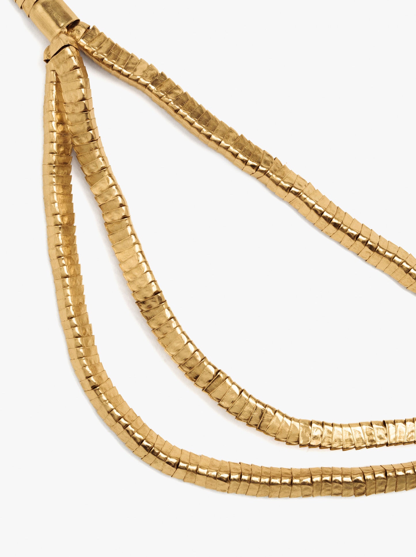 Structured Triple Necklace