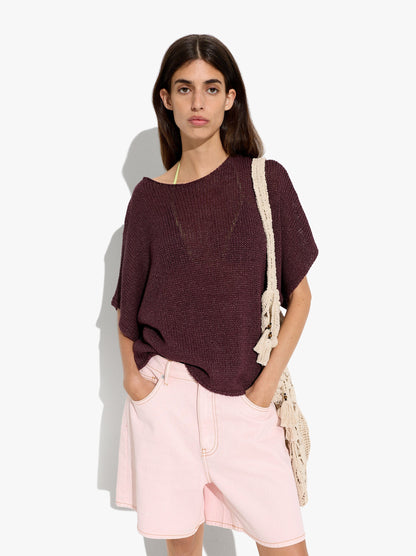 Plain Knit Blouse