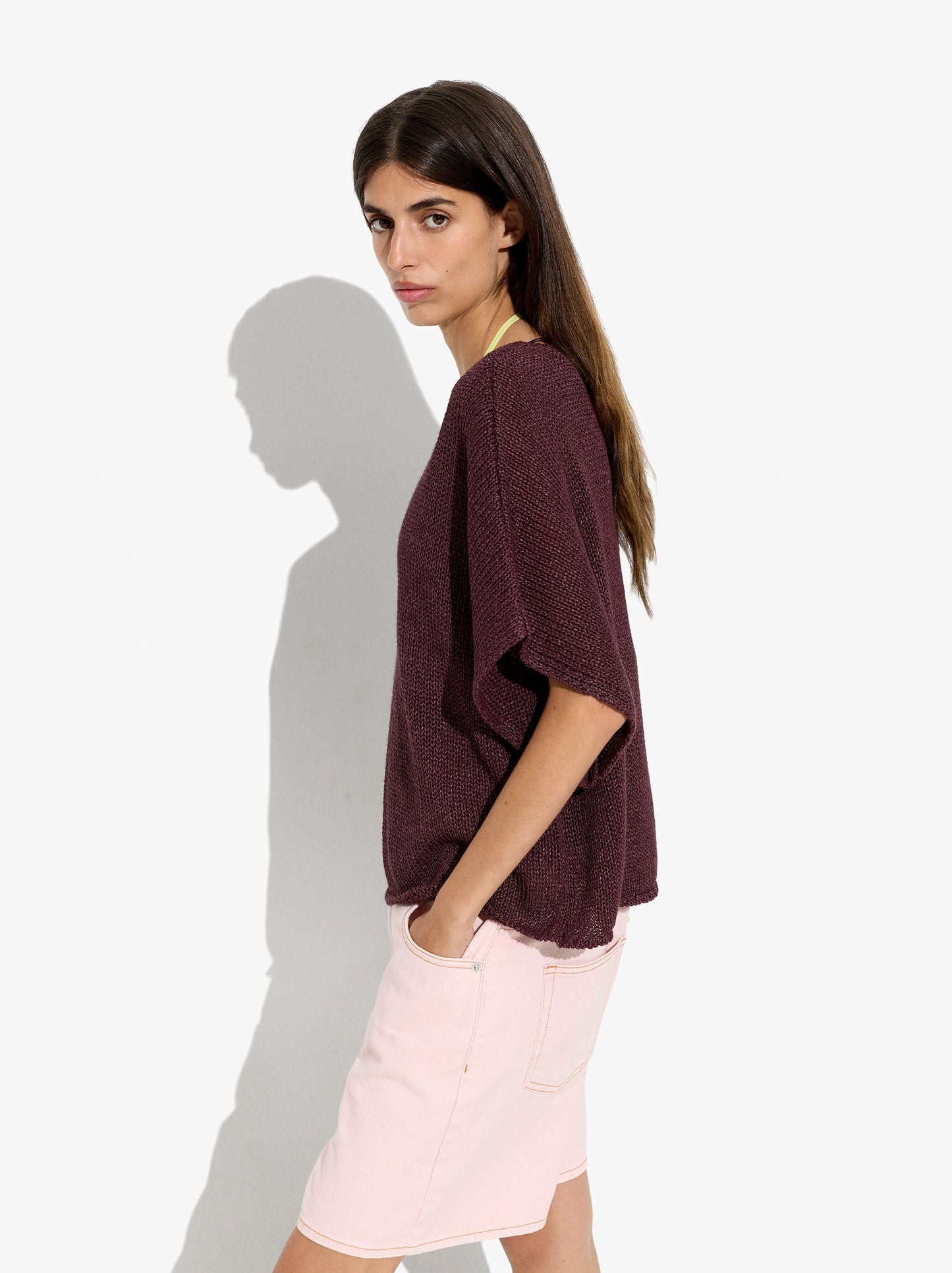 Plain Knit Blouse