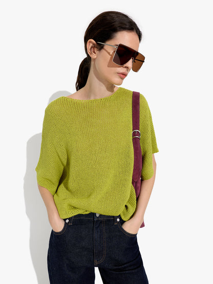 Plain Knit Blouse