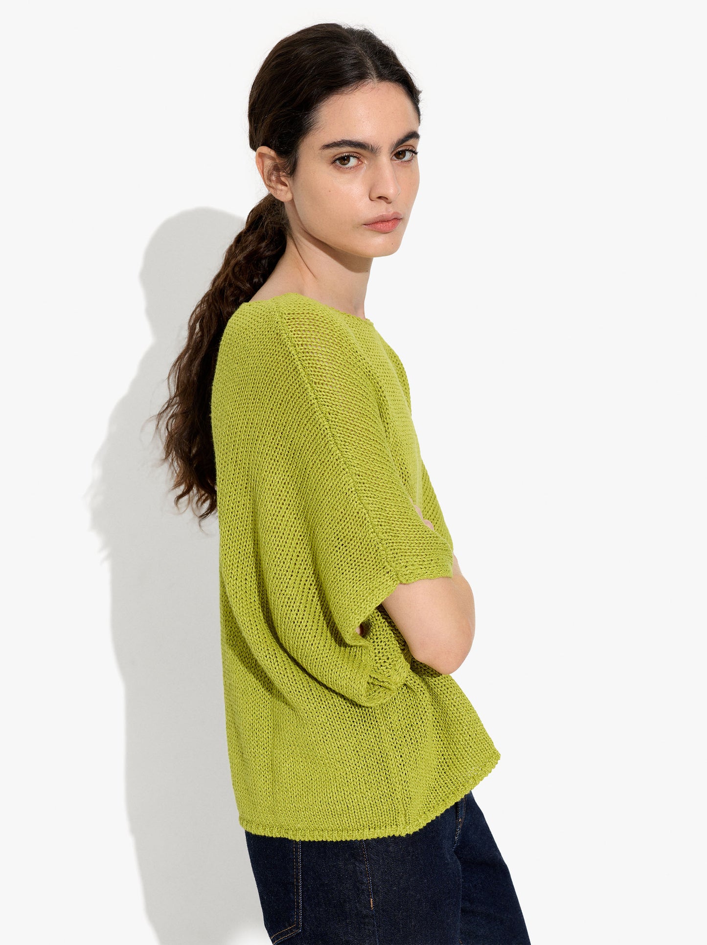 Plain Knit Blouse