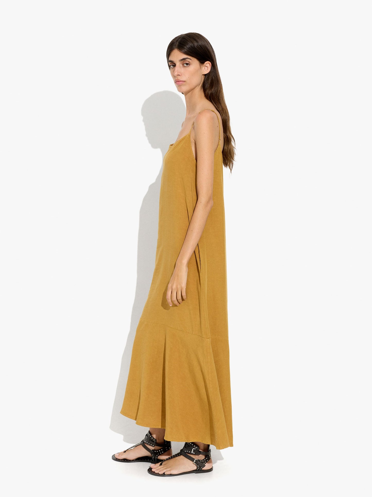 Plain Dress With Thin Straps
