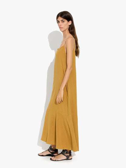 Plain Dress With Thin Straps