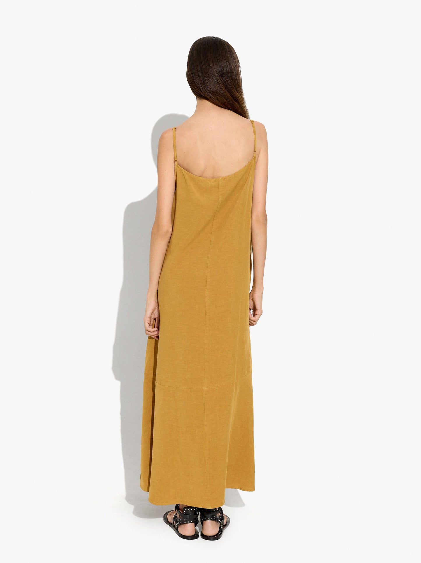 Plain Dress With Thin Straps