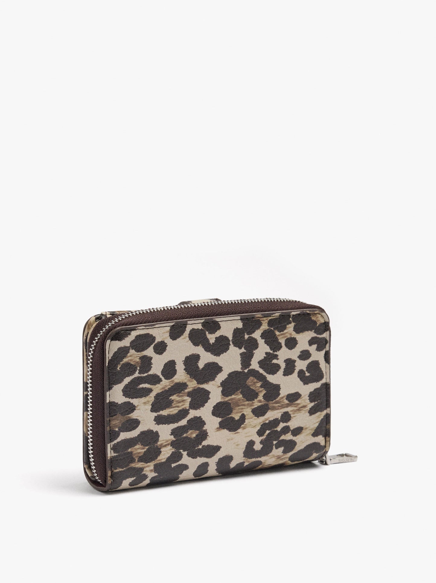 Animal Printed Wallet With Texture M