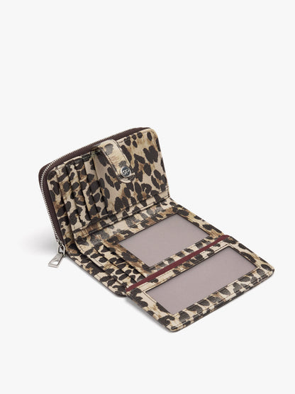 Animal Printed Wallet With Texture M