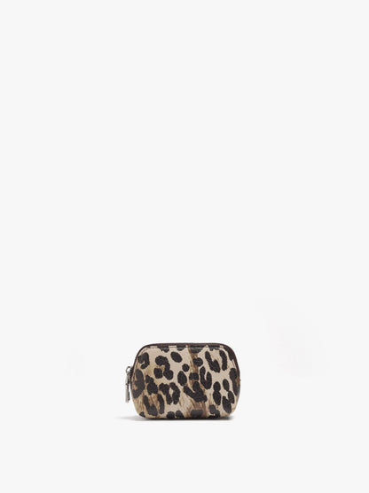 Coin Purse With Animal Print And Texture