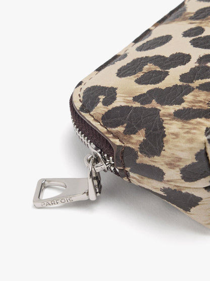 Coin Purse With Animal Print And Texture