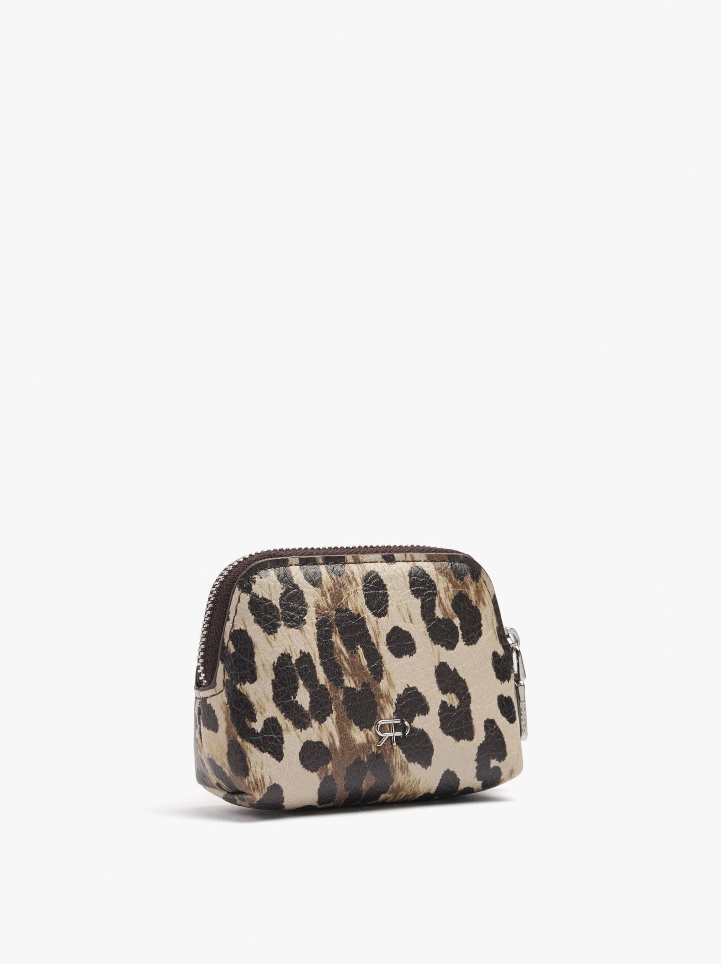 Coin Purse With Animal Print And Texture