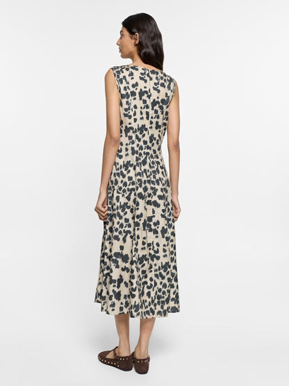 Animal Print Midi Dress