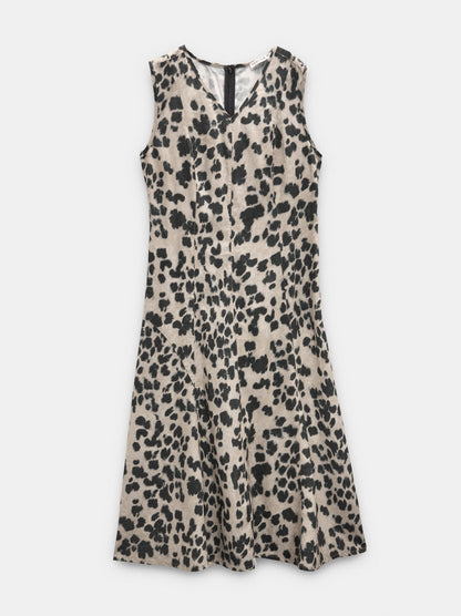 Animal Print Midi Dress
