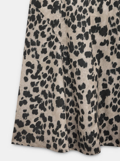Animal Print Midi Dress