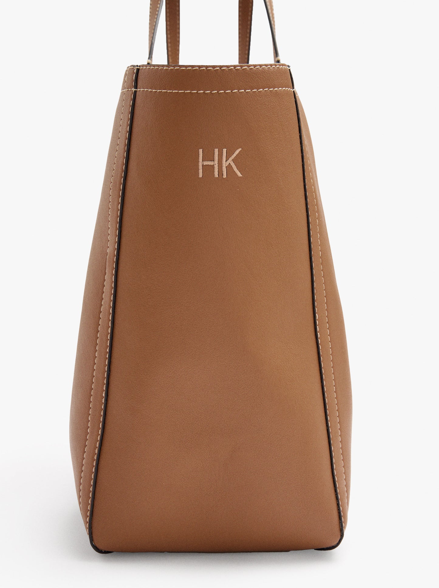 Shopper Bag With Topstitching L