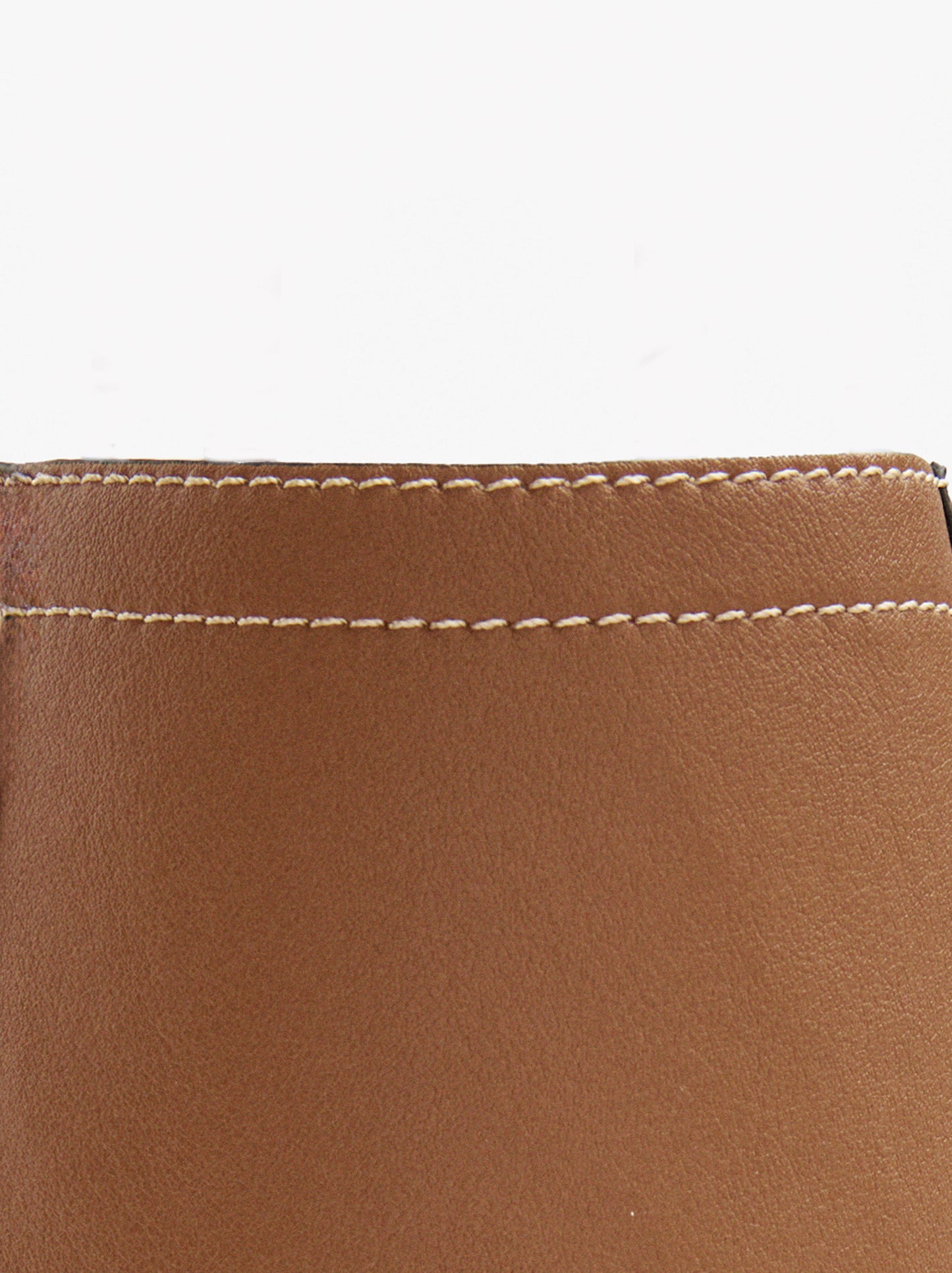 Shopper Bag With Topstitching L