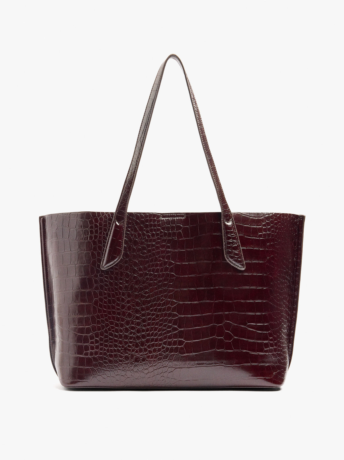 14" Laptop Shopper Bag With Animal Embossing