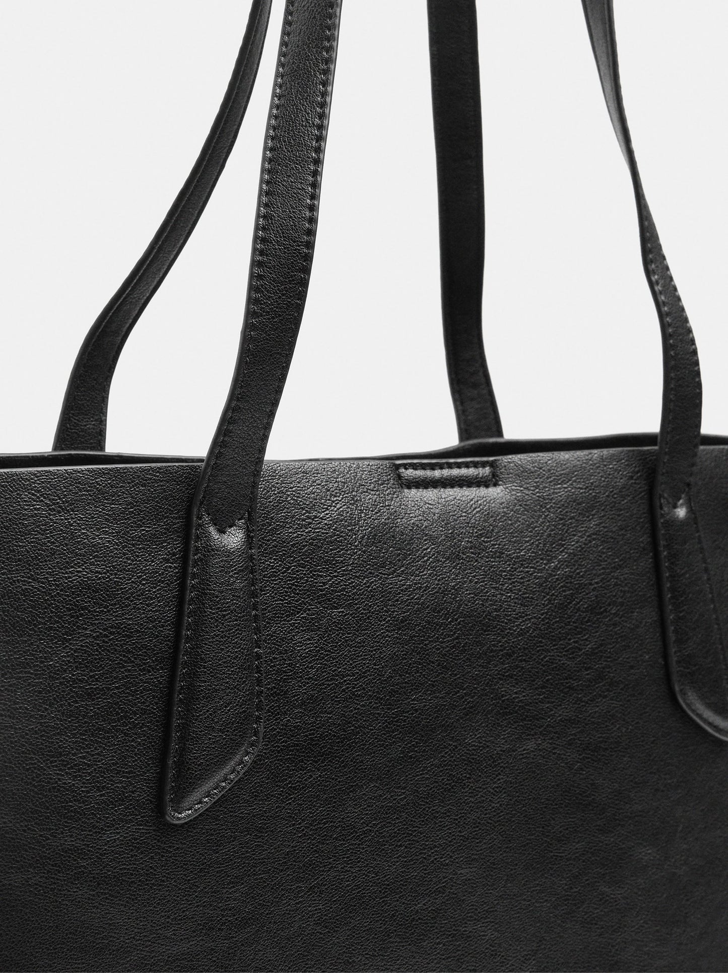 Shopper Bag For 14" Laptop With A Cracked Effect