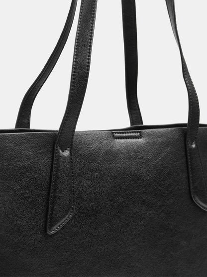 Shopper Bag For 14" Laptop With A Cracked Effect