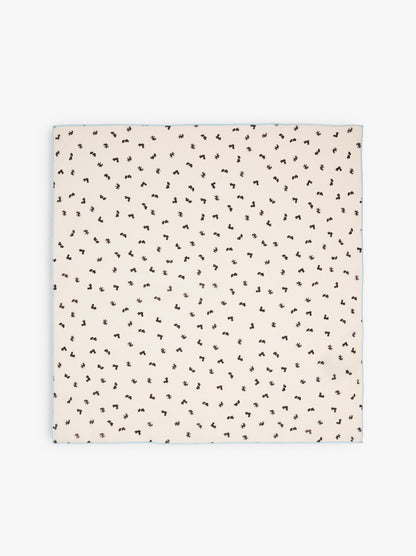 Square Scarf With Floral Print