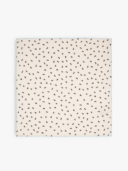 Square Scarf With Floral Print