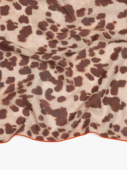 Square Scarf Printed Animal