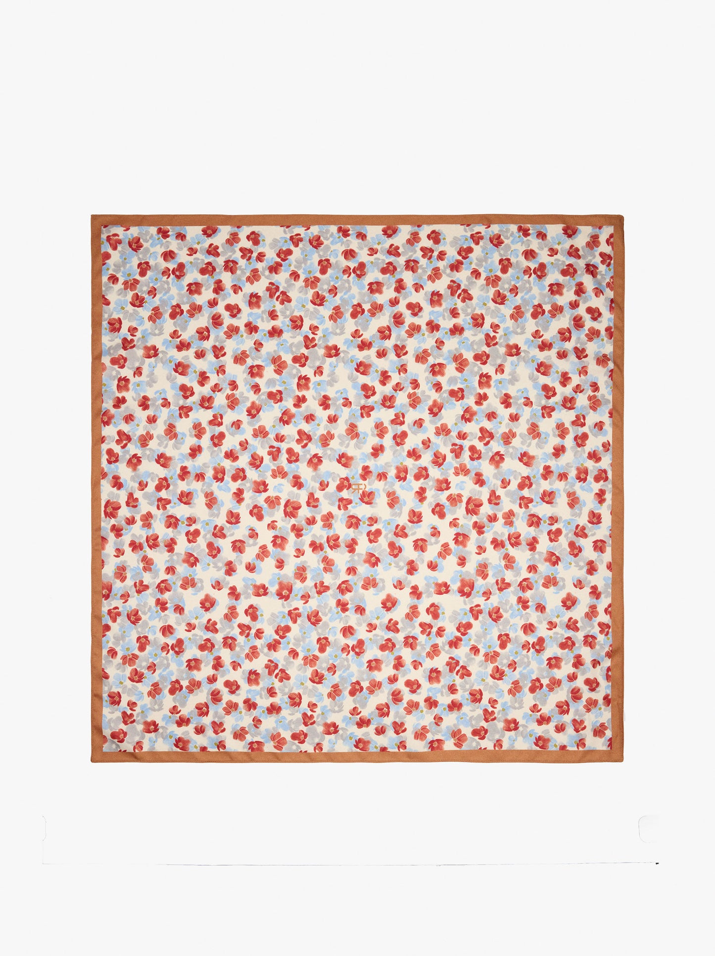 Square Scarf With Floral Print