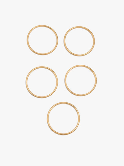 Set Of Smooth Rigid Bracelets