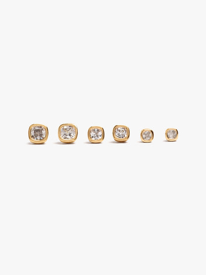Set Of Earrings With Cubic Zirconia