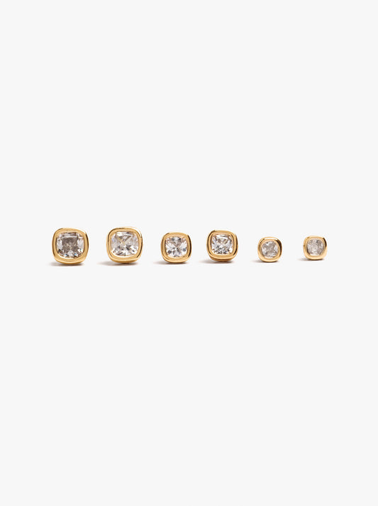 Set Of Earrings With Cubic Zirconia