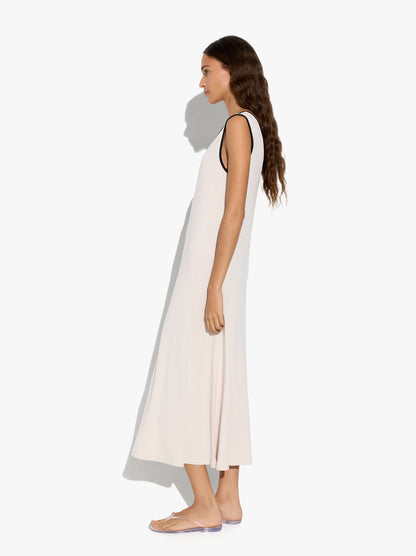 Midi Dress With V-Neck