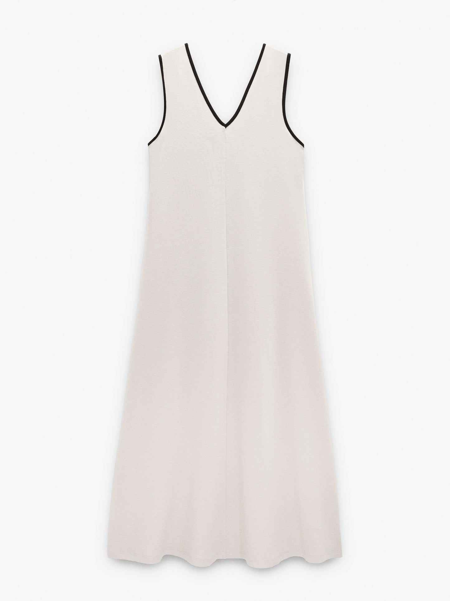Midi Dress With V-Neck