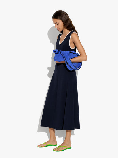 Midi Dress With V-Neck