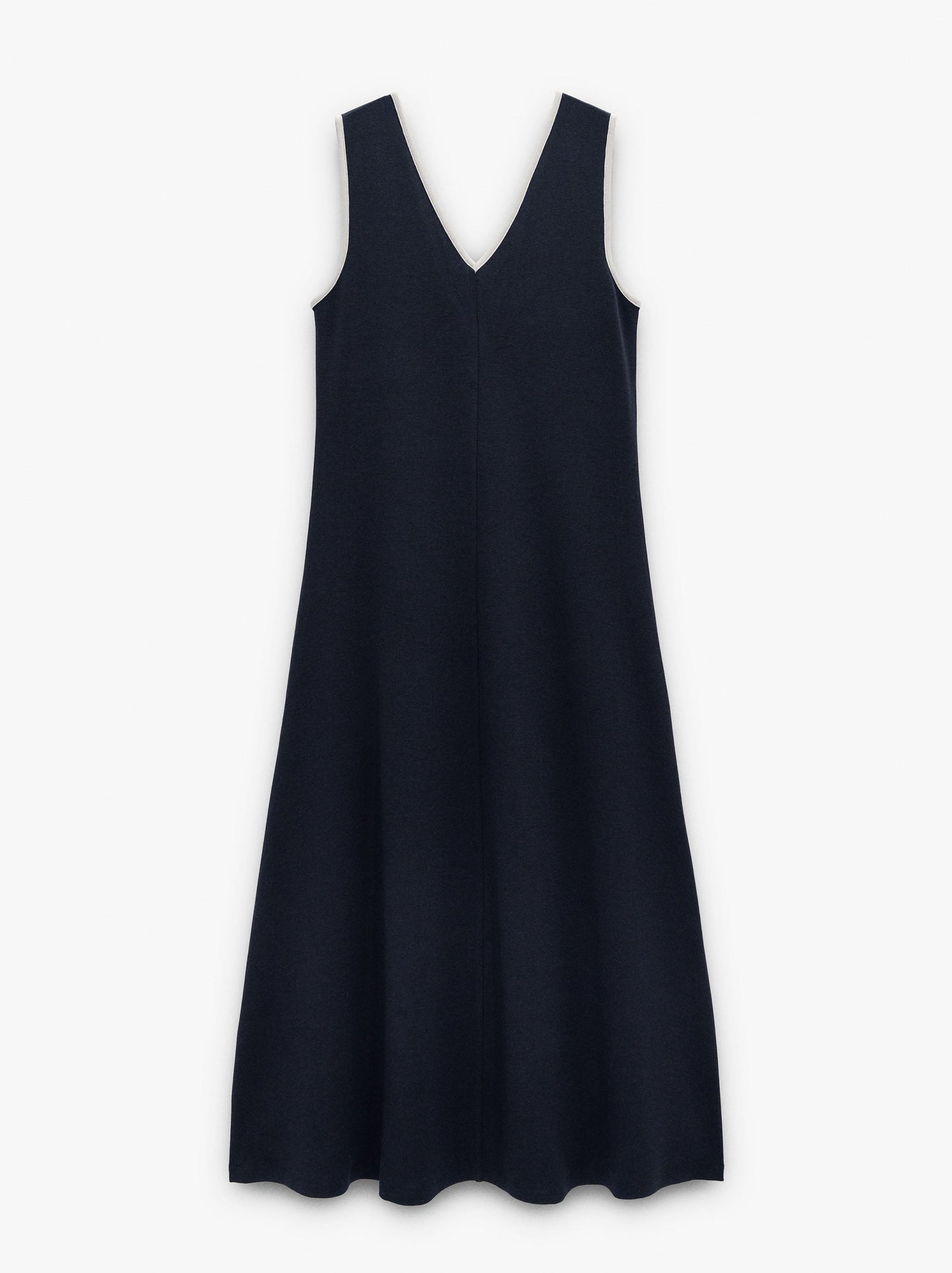 Midi Dress With V-Neck