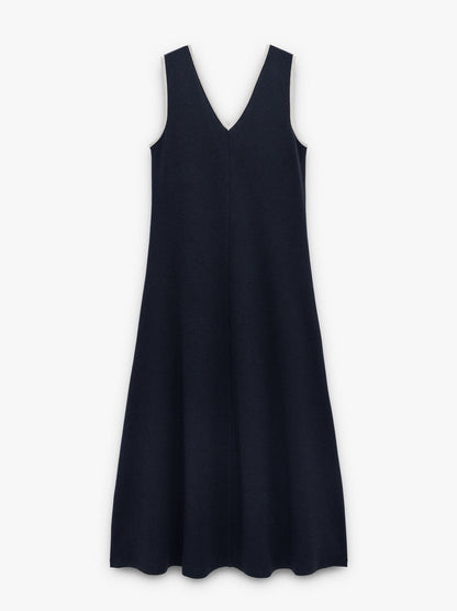 Midi Dress With V-Neck