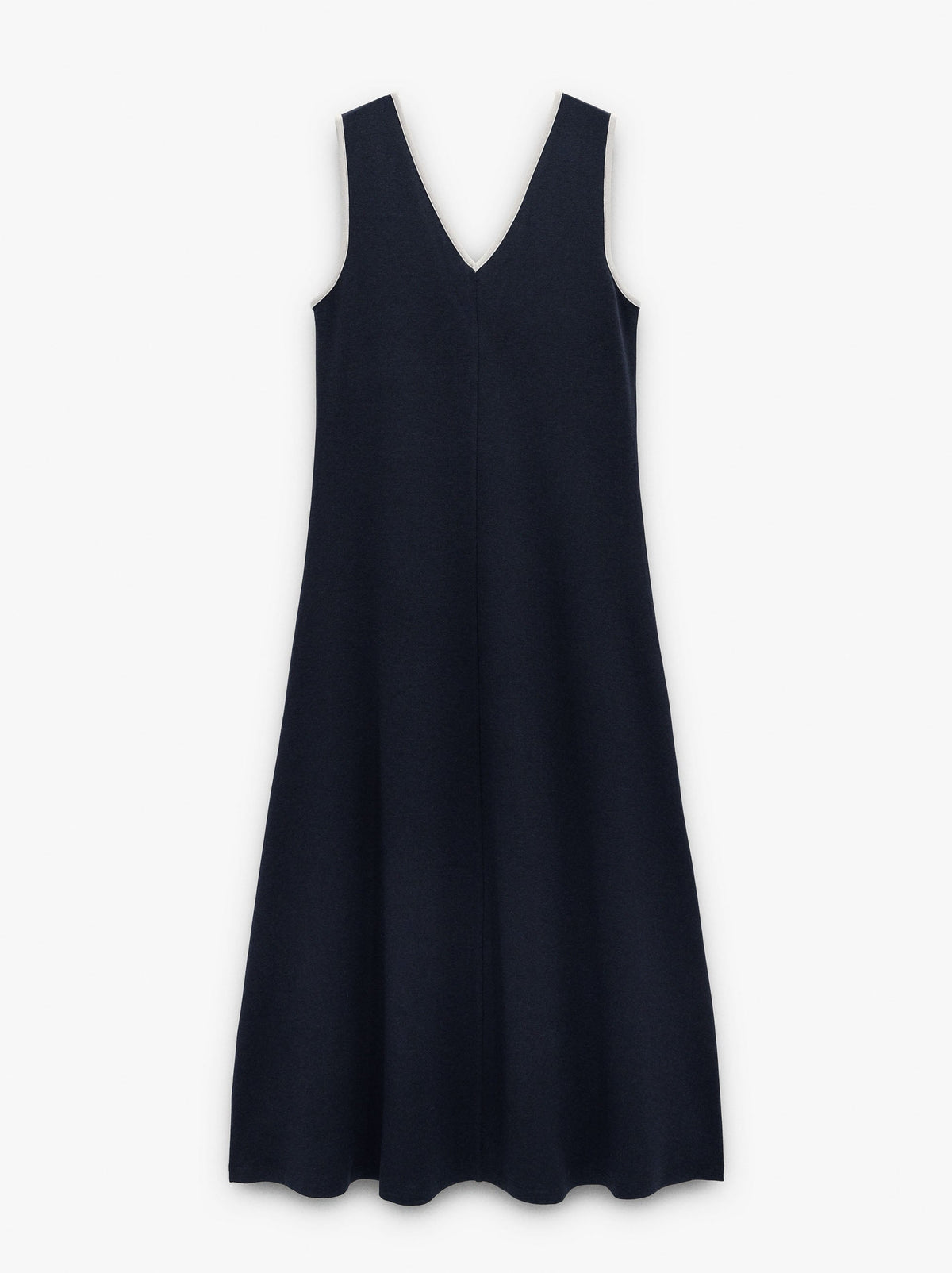 Midi Dress With V-Neck