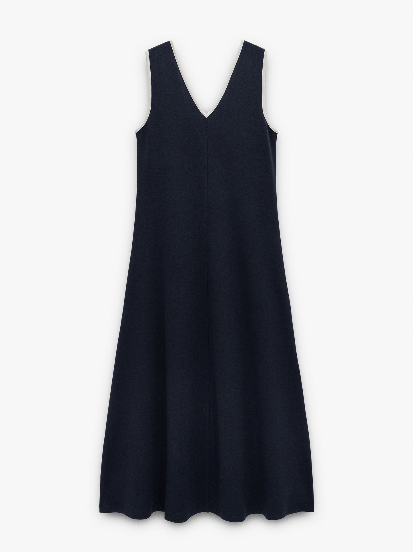 Midi Dress With V-Neck