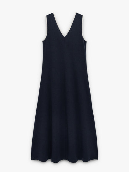 Midi Dress With V-Neck