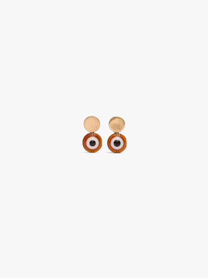 Earrings With Resin Eyes