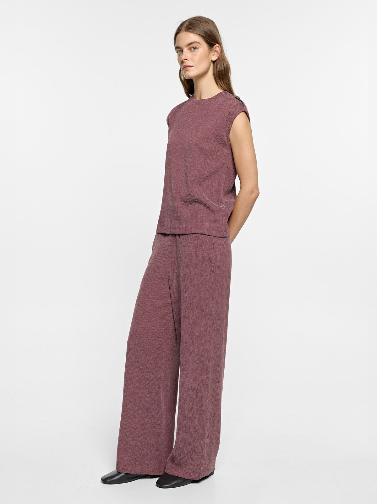 Top With Button Detail