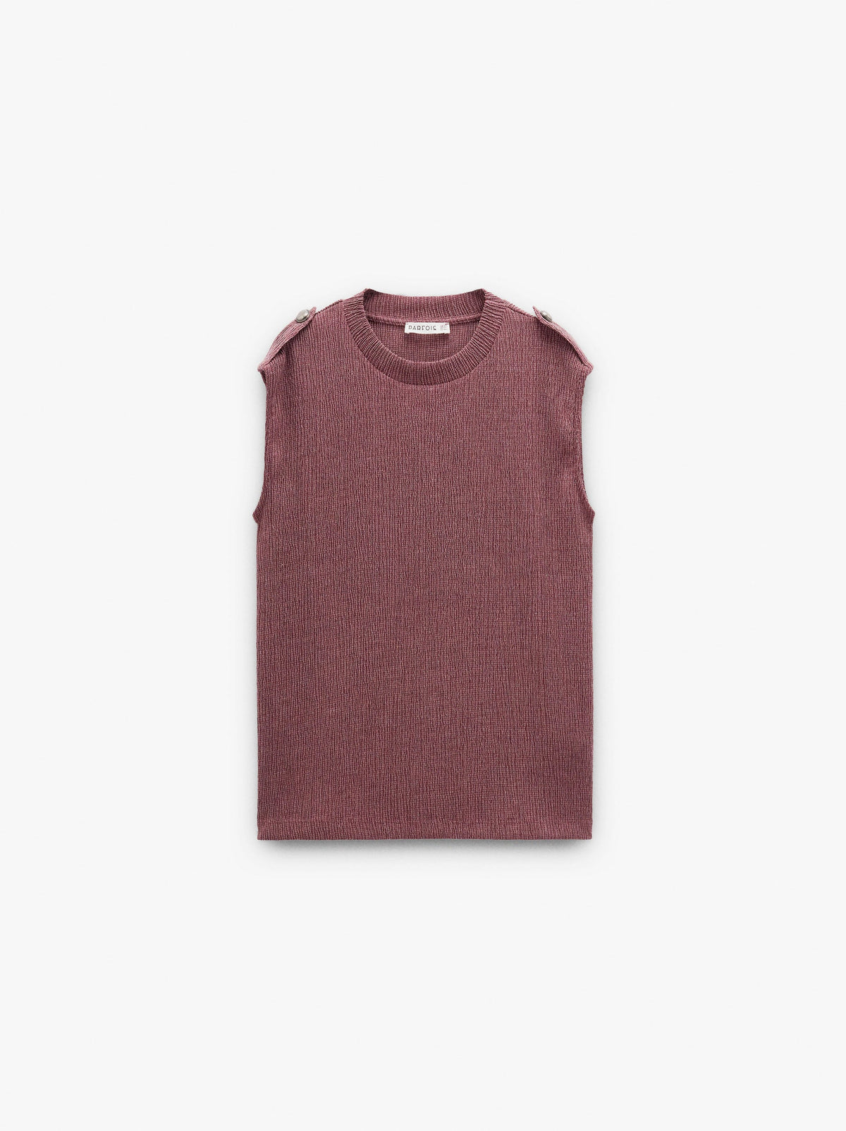 Top With Button Detail