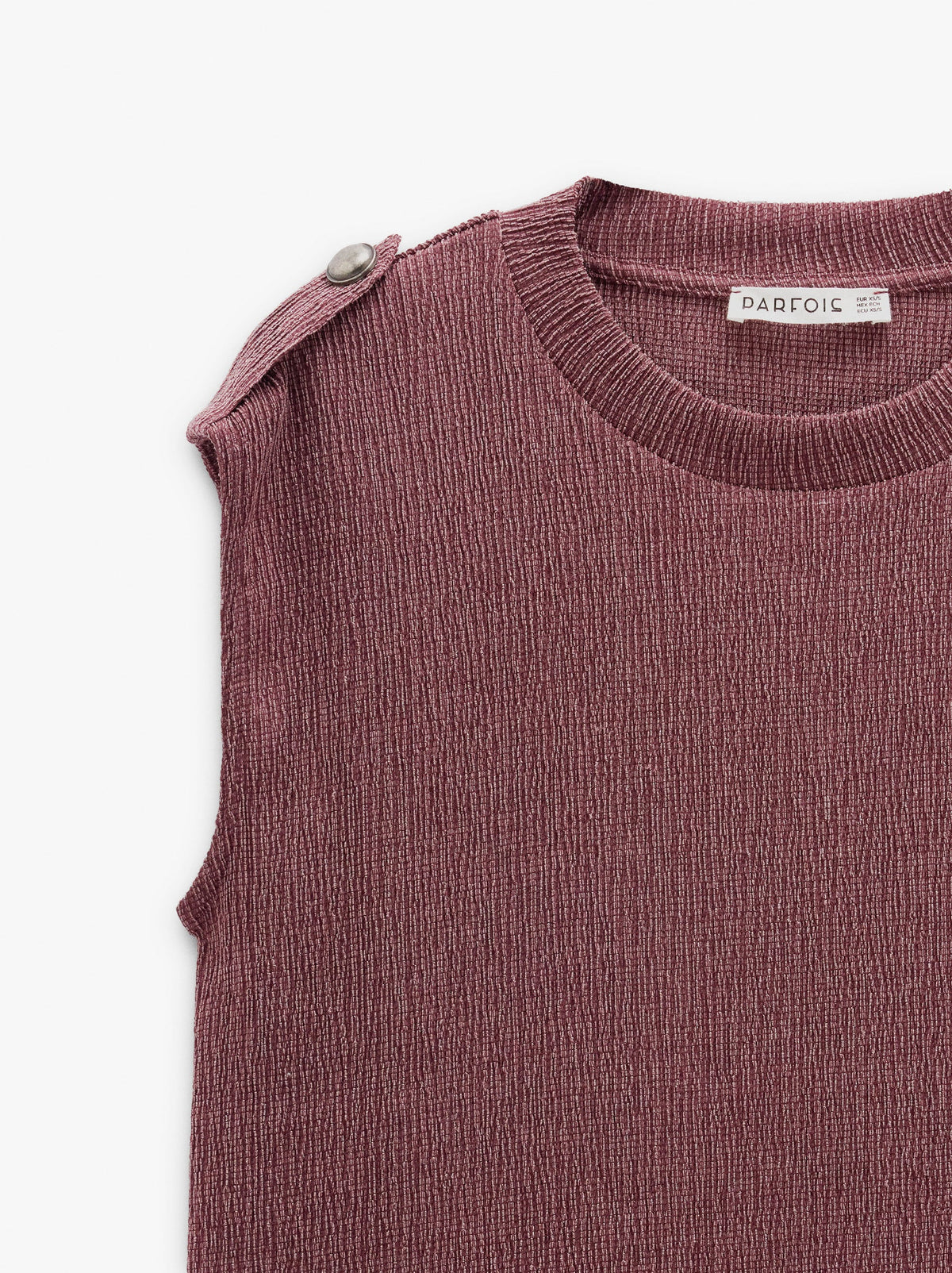 Top With Button Detail