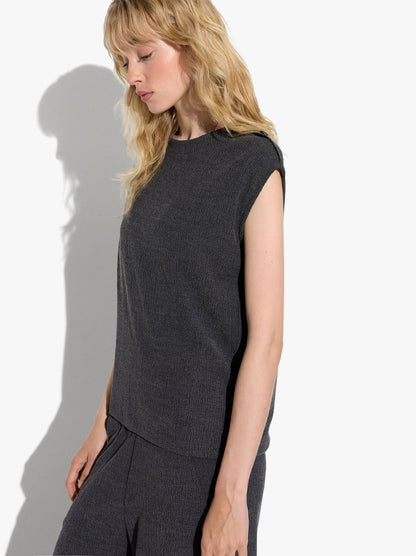 Top With Button Detail