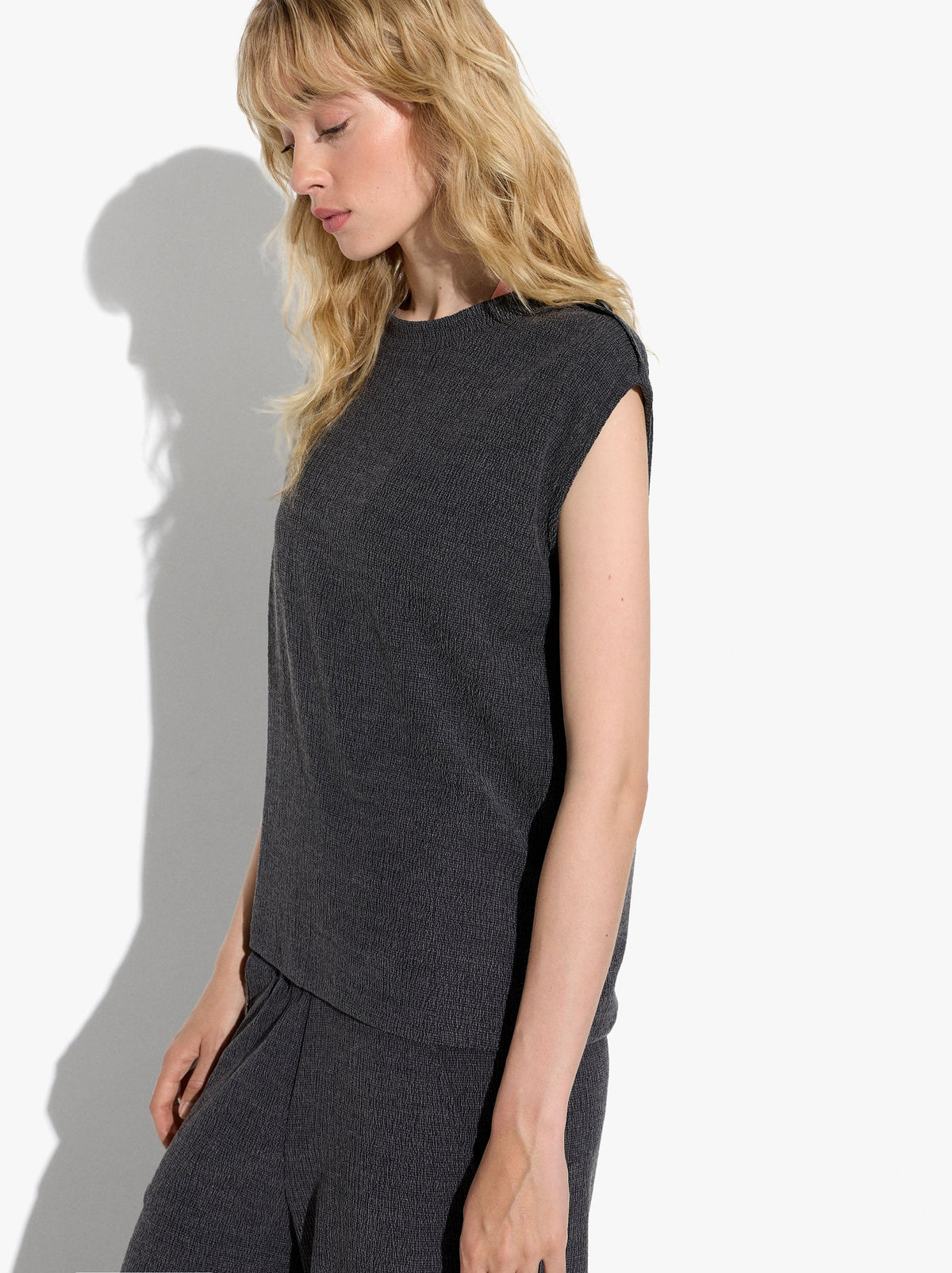 Top With Button Detail