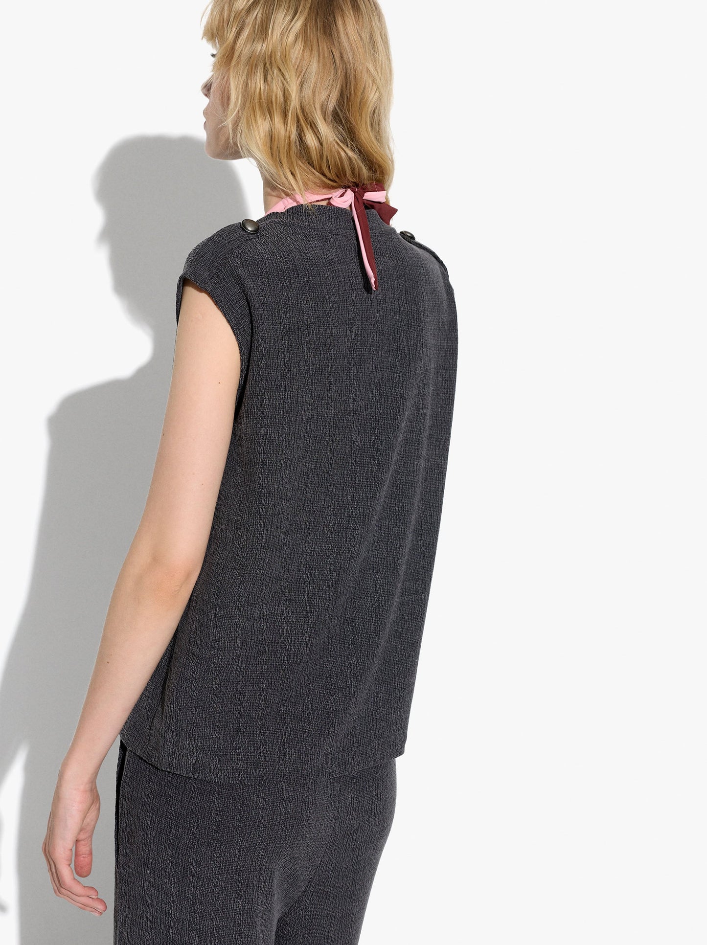 Top With Button Detail