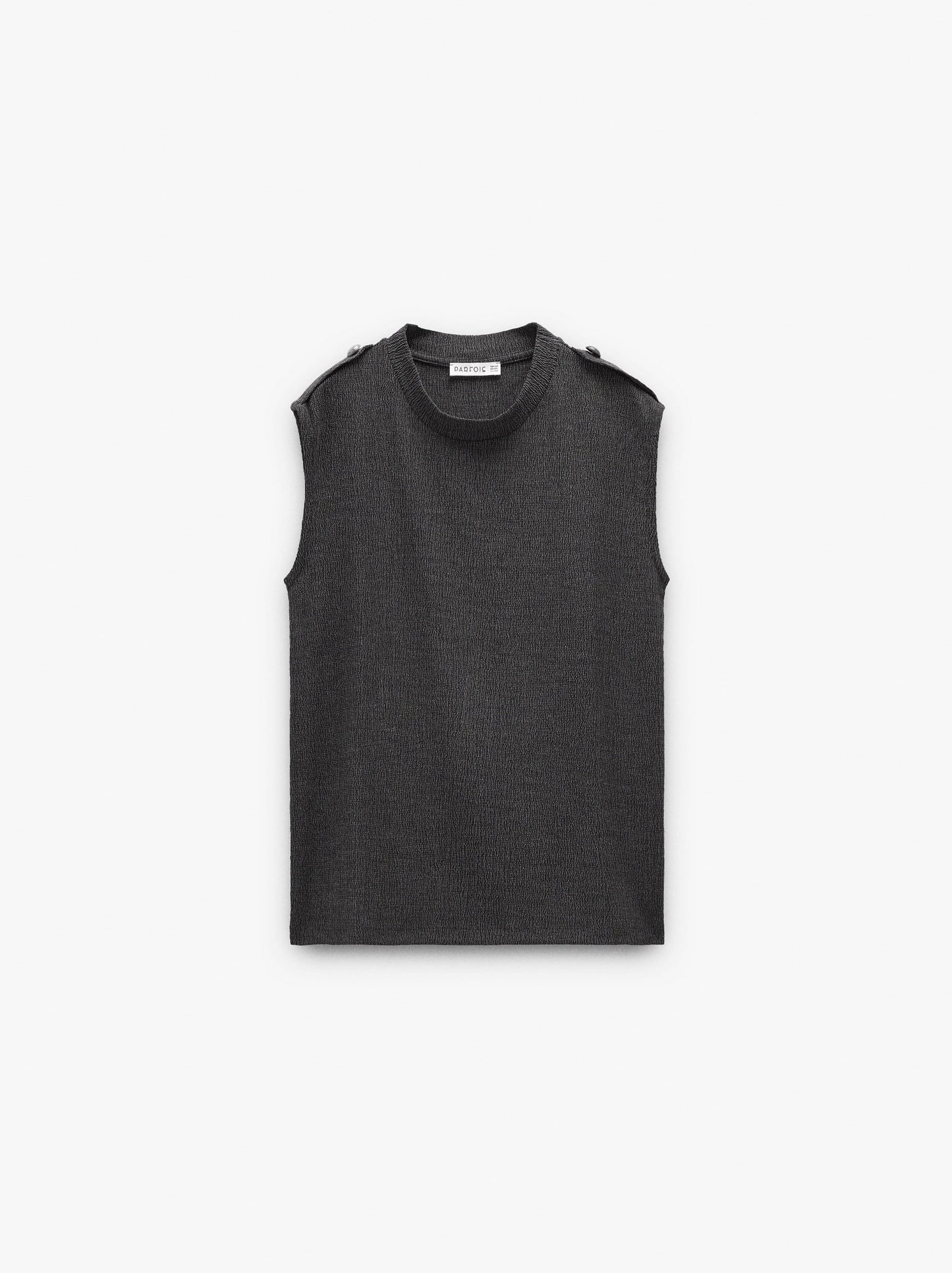 Top With Button Detail